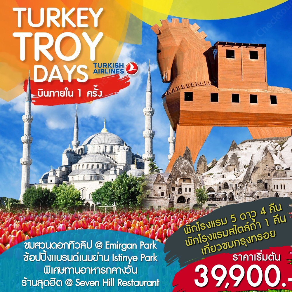 ท วร ต รก turkey troy 8d5n apr20 tk